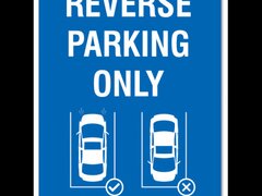 Reverse parking only